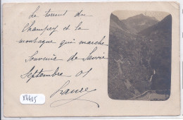 LE CHAMPEY- CARTE-PHOTO- LA MONTAGNE ET LE TORRENT - Autres & Non Classés