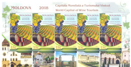 2018. Moldova, Moldova-World Capital Of Wine Tourism, Sheetlet, Mint/** - Moldawien (Moldau)