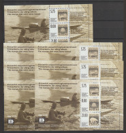 Greenland 2001 The Stamps That Was Never Issued Hafnia 01 Souvenir Sheet X 7 MNH/**. Postal Value 243 Kr. = 32 Euro - Blokken