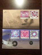 GREECE FDC COVER 2018 YEAR MICROBIOLOGY PATHOLOGY DNA HEALTH MEDICINE STAMPS - Lettres & Documents