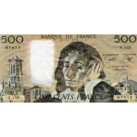 FAY 71/26 - 500 FRANCS PASCAL - 07/01/1982 - Y.155 - PICK 156 - SUP - 500 F 1968-1993 ''Pascal''