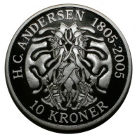 DANEMARK - KM 909 - 10 KRONER 2006 - ANDERSEN - L'OMBRE - BE - Danemark