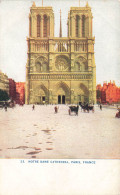 FRANCE - Vue Sur Notre Dame Cathédral - Paris - France - Animé - Carte Postale Ancienne - Notre Dame De Paris