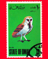 OMAN - State Of Oman - Nuovo Obliterato - 1967-1984 - Uccelli - Oiseaux - Birds - Barbagianni - 10 - Oman