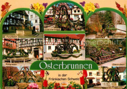 73024029 Fraenkische Schweiz Osterbrunnen Goessweinstein Forchheim Pottenstein F - Pottenstein