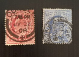 Grande Bretagne 1902 King Edward VII  Perforation: 14 Lot 2 - Used Stamps