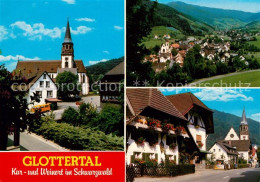 73022479 Glottertal Kirche Panorama Ortsmotiv Glottertal - Glottertal