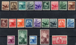 Italy/Italia 1945-1948 New Definitive Stamps 23v MNH - Neufs