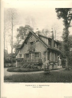 Architecture Propriété à Dammarie-les-Lys  Planche En Héliogravure Et Plan - Architettura