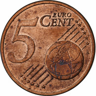 Union Européenne, 5 Euro Cent, Error Double Reverse Side, Cuivre Plaqué Acier - Errors And Oddities