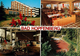 73019217 Petershagen Weser Bad Hopfenburg Hotel Gastraum Hallenbad Tennisplatz P - Petershagen