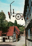 73019121 Arhus Den Gamle By Schild Des Kunstdrechslers Naestved Arhus - Danemark