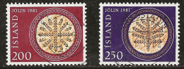 Islande 1981 N° Y&T : 527 Et 528 Obl. - Oblitérés
