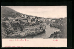 AK Mostar, Blick Von Der Franz-Josef-Brücke  - Bosnia Erzegovina