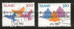 Islande 1982 N° Y&T : 543 Et 544 Obl. - Gebruikt