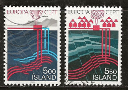 Islande 1983 N° Y&T : 551 Et 552 Obl. - Usados