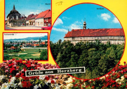 73018360 Herzberg Harz Markt Teilansicht Schloss Herzberg Harz - Herzberg