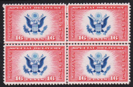 1936. USA. SPECIAL DELIVERY 16 CENTS 16. AIR MAIL, 4block Never Hinged.   - JF542823 - Ongebruikt