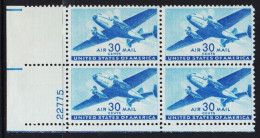 1941. USA.  30 CENTS AIR MAIL In Fine Never Hinged 4block. Plate Number 22775.  - JF542837 - Unused Stamps