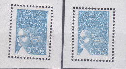 19070 Variété : N° 3572 Marianne De Luquet Timbre Du Bloc 2 Nuances Différentes ** - Unused Stamps