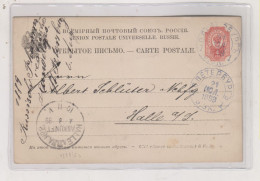 RUSSIA 1889   Postal Stationery To Germany - Interi Postali