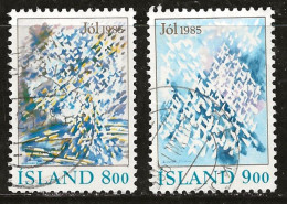 Islande 1985 N° Y&T : 595 Et 596 Obl. - Gebruikt