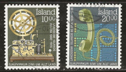 Islande 1986 N° Y&T : 611 Et 612 Obl. - Usati