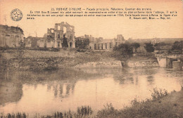 BELGIQUE - Abbaye D'Aulne - Façade Principale - Réfectoire - Quartier Des Anciens - Carte Postale Ancienne - Otros & Sin Clasificación