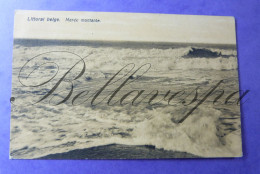 Litoral Belge. Marée Montante (edit. Ch. Bernhoeft ?) N° 622 Carte Lux Brux 1911 - Blankenberge