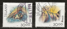 Islande 1994 N° Y&T : 751 Et 752 Obl. - Gebraucht