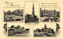 BELGIQUE - Bruxelles - Souvenir De Bruxelles - Multivues - Carte Postale - Cartas Panorámicas