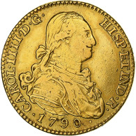 Espagne, Carlos IV, 2 Escudos, 1790, Madrid, Or, TTB, KM:435.1 - First Minting