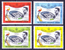 Jordan 1964 MNH 4v, Tokyo Olympics, Sports, King Hussein Sportstadion - Verano 1964: Tokio