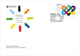 Poland 2023 / Europa Europe Winning Symbol Of Peace PostEurop FDC New!!! - FDC