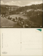 Ansichtskarte Jocketa-Pöhl Elstertalbrücke, Barthmühle 1928 - Pöhl