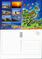 Ansichtskarte Dahme (Mark) Strand, Sonne, Luftbild, Leuchtturm, Wasser 1995 - Dahme