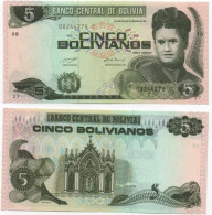 Bolivia - 5 Bolivianos 1993 ( 1986 ) UNC P. 209 Lemberg-Zp - Bolivia