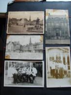 CP. 5406. Lot De 5 Cartes Postales De La Ville D'Ath, Place, Hôtel De Ville Et Terrasse De Café à Déterminer - Ath