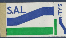 Etiquette Expérimentale SAL - Surface Mail Air Lifted - 1985 - Autres & Non Classés