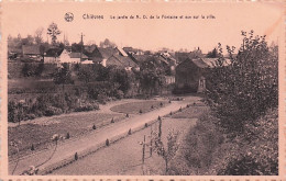 CHIEVRES - Le Jardin De N.D De La Fontaine Et Vue Sur La Ville - Chievres