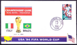 USA 1994 Cover, FIFA World Cup Soccer Football Final Italy Vs Brazil - 1994 – Estados Unidos