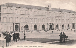 ITALIE - Napoli - Palazzo Real - Plazza Plebiiscito - Vue Générale - Animé - Carte Postale Ancienne - Napoli (Naples)