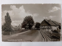 Scharfoldendorf Am Ith, Strassenszene, VW Käfer, Eschershausen, 1963 - Holzminden