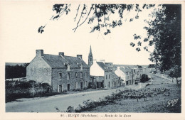 FRANCE - Elven - Vue Sur La Route De La Gare - Carte Postale Ancienne - Elven