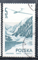 POLONIA POLAND POLSKA 1976 1978 AIR POST MAIL AIRMAIL CONTEMPORARY AVIATION JANTAR GLIDER 5g USED USATO OBLITERE' - Usados