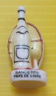 Fève - Vin De Nos Régions - Sancerre Pays De La Loire - Bouteille Et Verre - Région