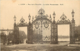 69   LYON   PARC DE LA TETE D'OR   LA GRILLE MONUMENTALE  M.F. - Lyon 3