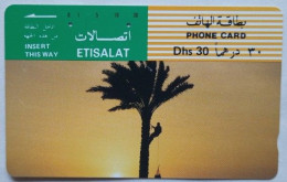 UAE Etisalat Dhs. 30 Tamura Card - Date Picking - Verenigde Arabische Emiraten