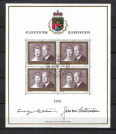 LIECHTENSTEIN  Ca.1974: Bloc De 4x 10FS Oblitérés PJ, TB Qualité - Gebruikt