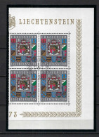 LIECHTENSTEIN  Ca.1973: Bloc De 4x 5FS Oblitérés PJ, TB Qualité - Gebruikt